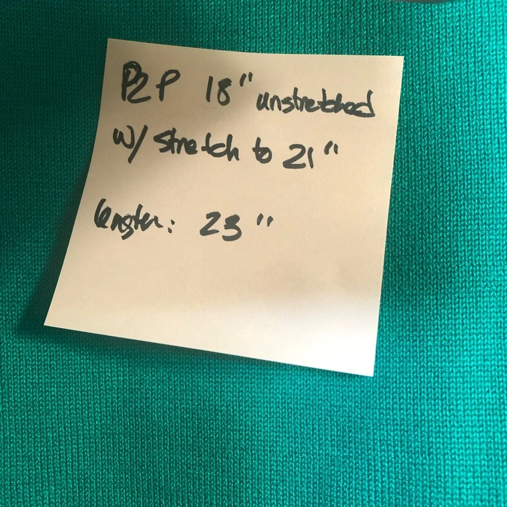 NWT Select + Trend Kelly green knit top - Picture 10 of 10